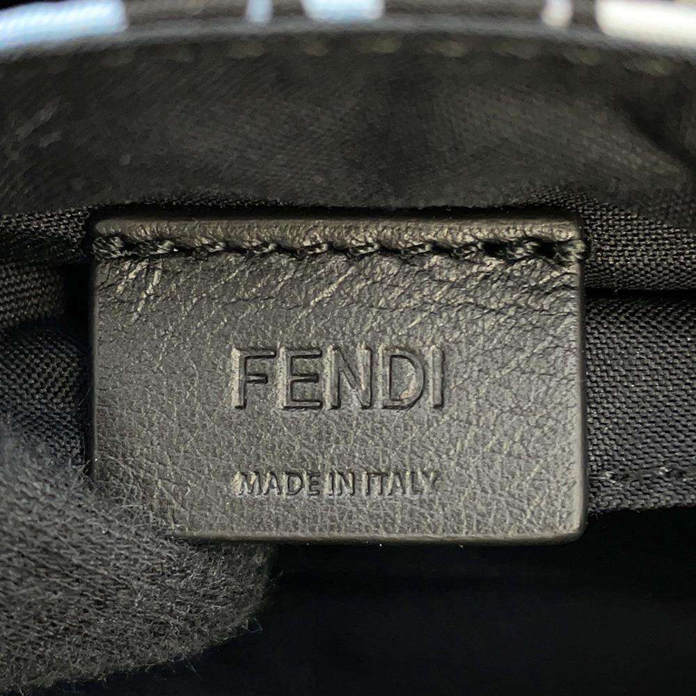 Fendi Zucca Baguette Mini Nylon Body Bag Black - Picture 11 of 12
